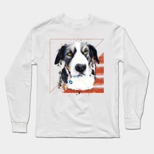 Kelpie drawing spray Long Sleeve T-Shirt